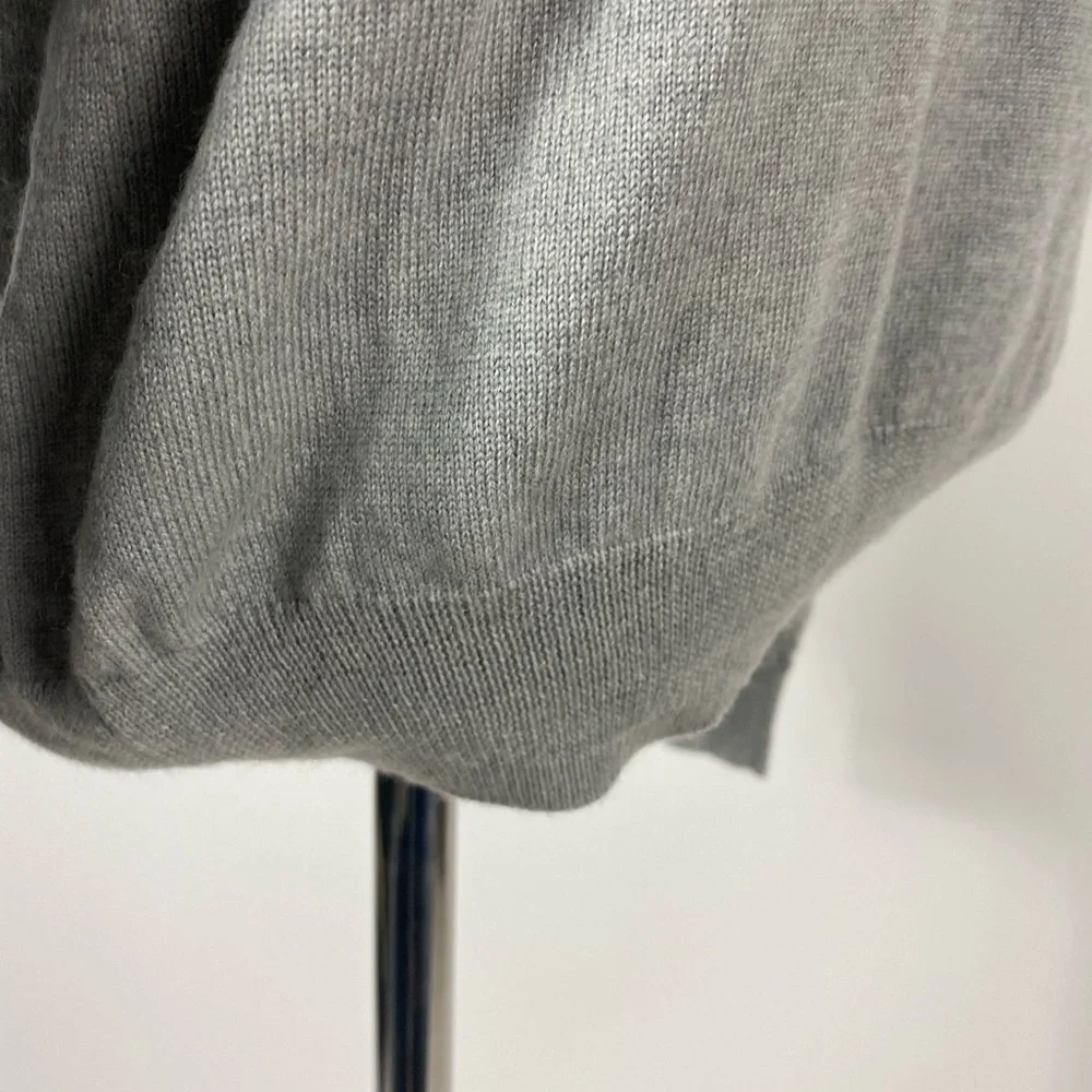 PRONTO UOMO Extra Fine Merino V Neck Sweater Large - Picture 6 of 8